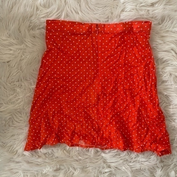 Lucca Couture Red and White Polka Dot Skirt Small - Picture 7 of 7